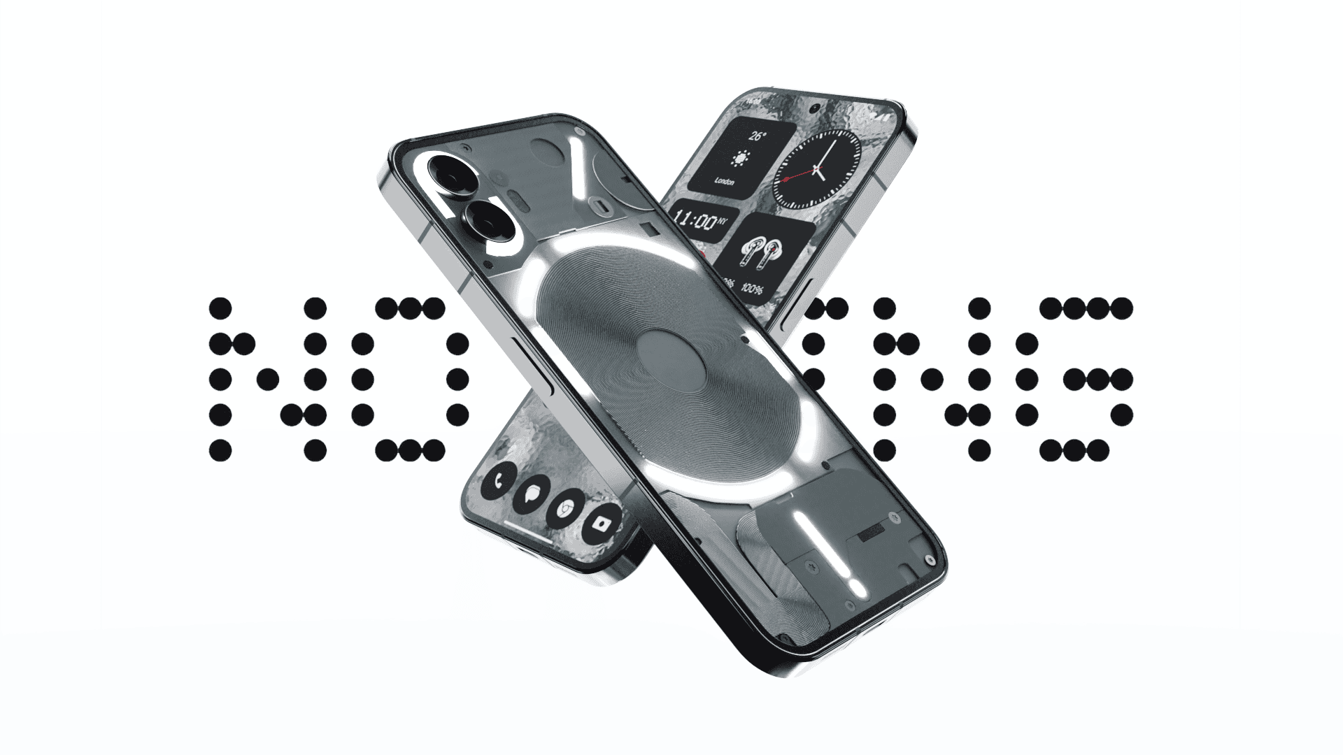 Nothing Phone — 3D render