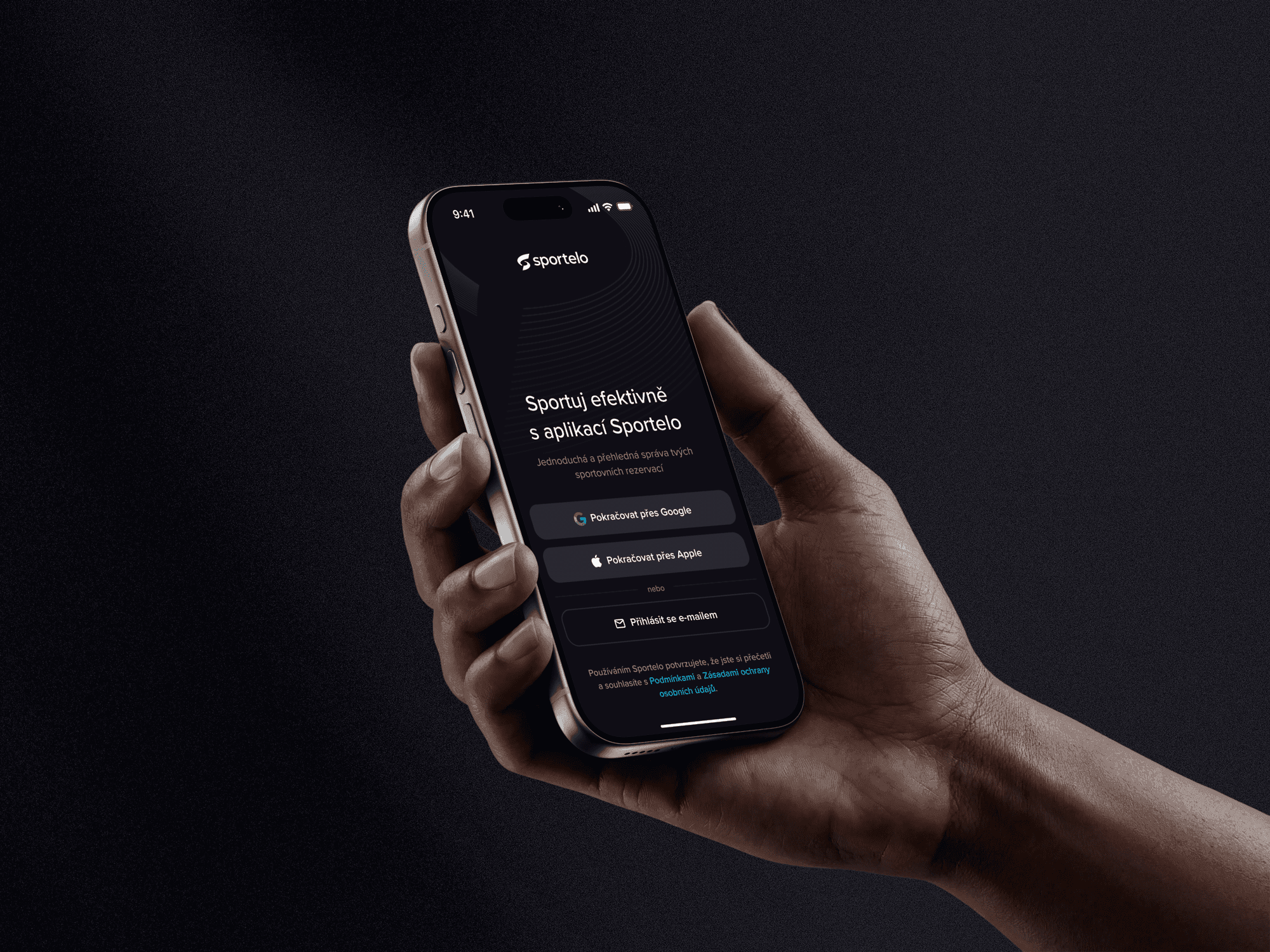 Sportelo app on iPhone 17 Pro