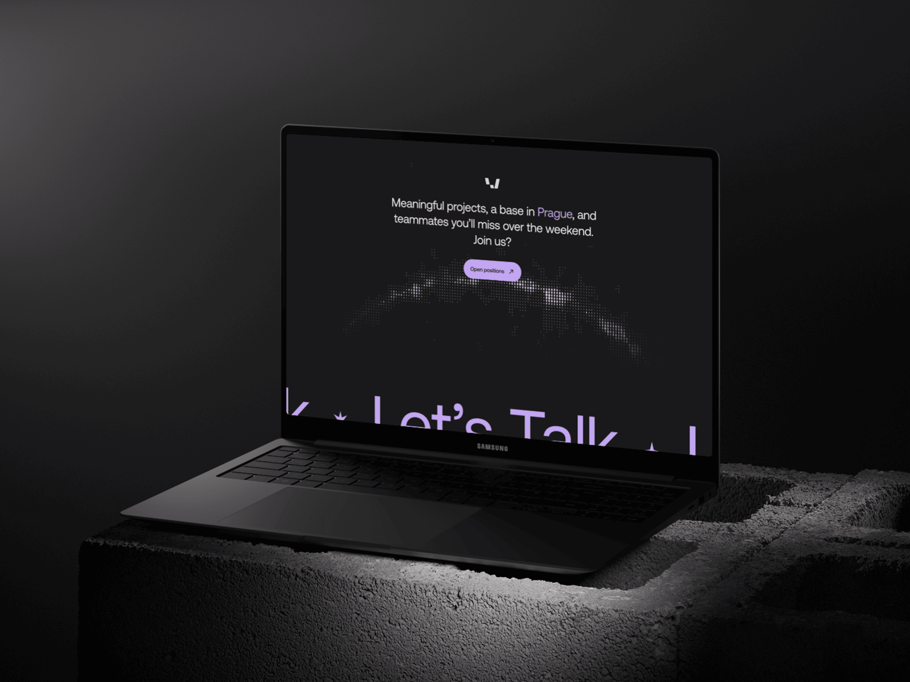 Veevoy careers page on Samsung Galaxy Book 4 Ultra